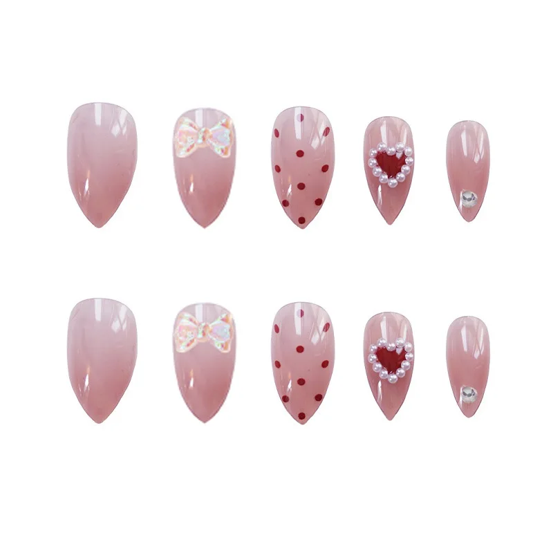 24 шт жемчуг одежда с длинным рукавом Из модного маникюра маникюрный набор