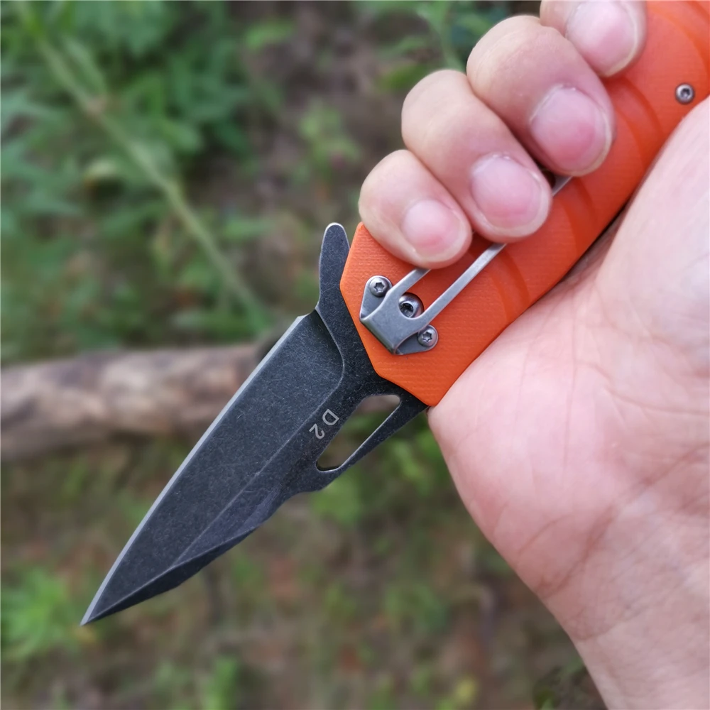 Оригинальный складной нож D2 лезвие G10 ручка Подшипник Карманный Флиппер Edc ножи