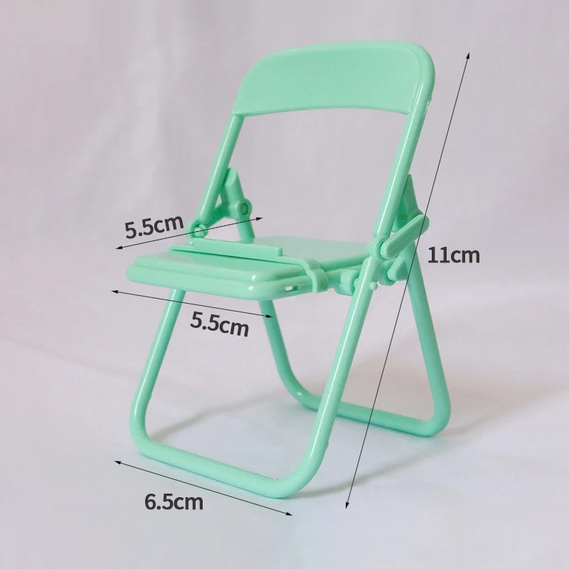 2022 new mobile holder tablet cute mini folding chair stand for smartphone xiaomi samsung iphone 12 ipad 8 5g phone holder stand free global shipping