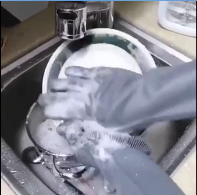 Силиконовые многофункциональные перчатки для мытья посуды из пищевого силикона