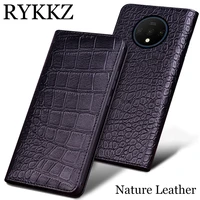 rykkz genuine leather case for oneplus 7 7t pro ultra thin flip cover handmake leather cases for oneplus 5 5t 6 6t