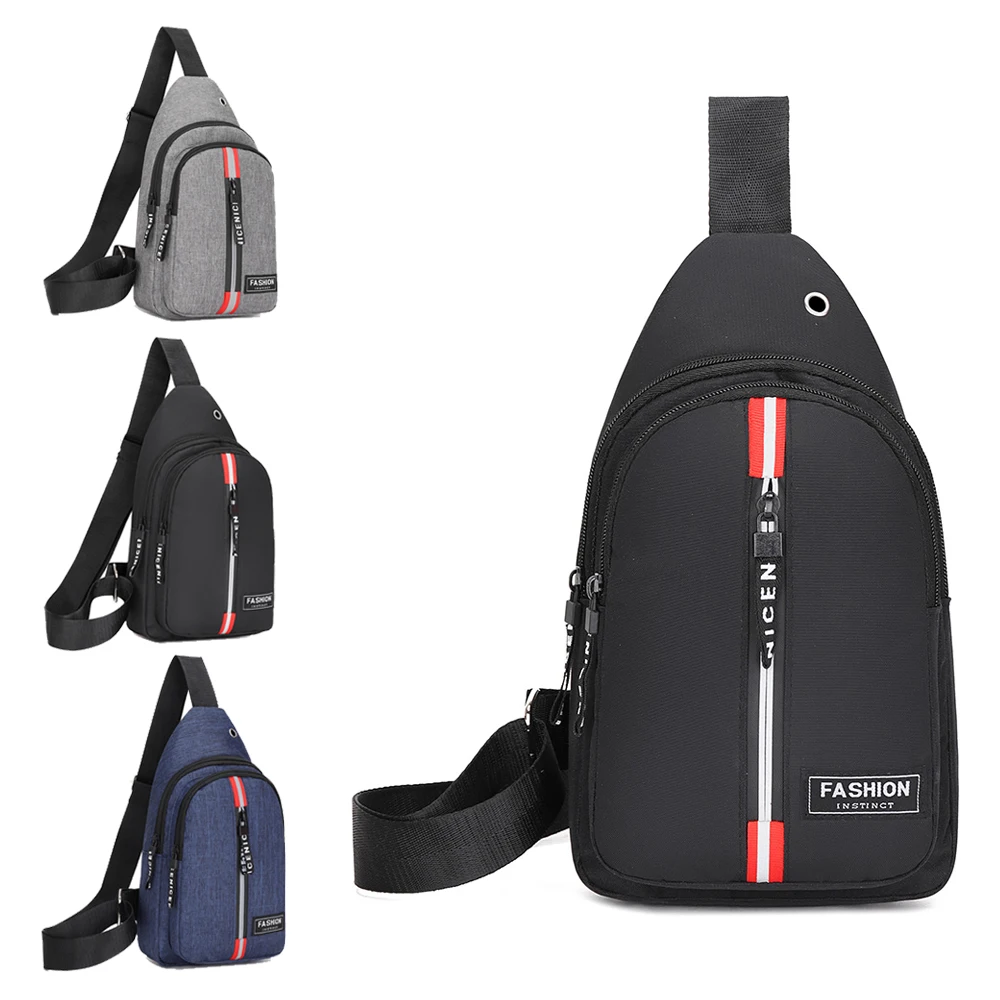 Новая мужская сумка на плечо нагрудный ремень Оксфорд спортивная через