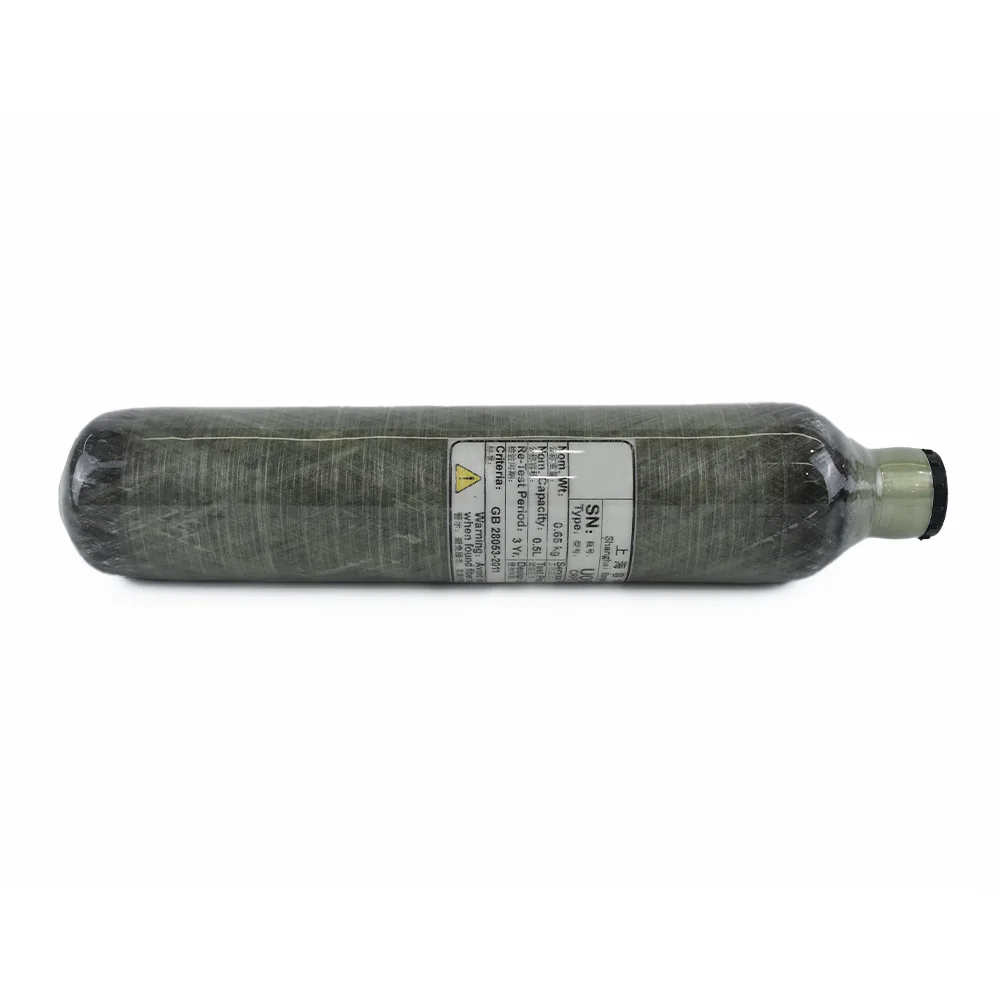 4500Psi 30 мпа 0.5L 500cc углеродное волокно газовый цилиндр Пейнтбол HPA Танк Охота для PCP