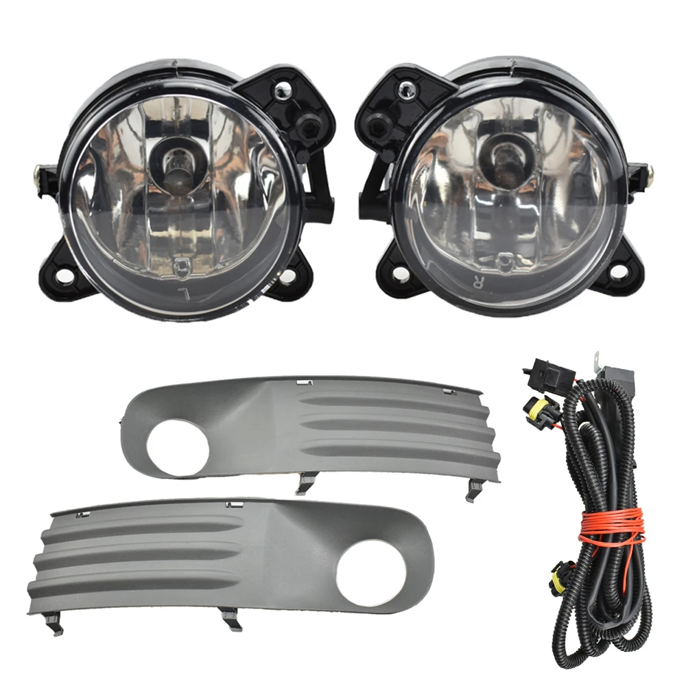 

Front Bumper Fog Light & Wiring Harness & Fog light frame Plastic Kit for V W T5 TRANSPORTER 2003-2009