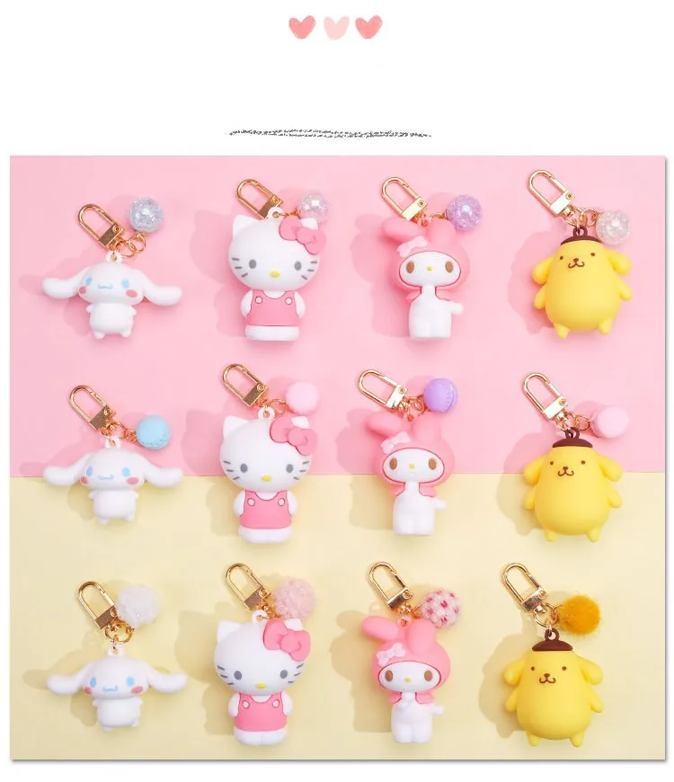 Новый брелок для ключей с мультяшным котом милая куроми КТ единорог лягушка