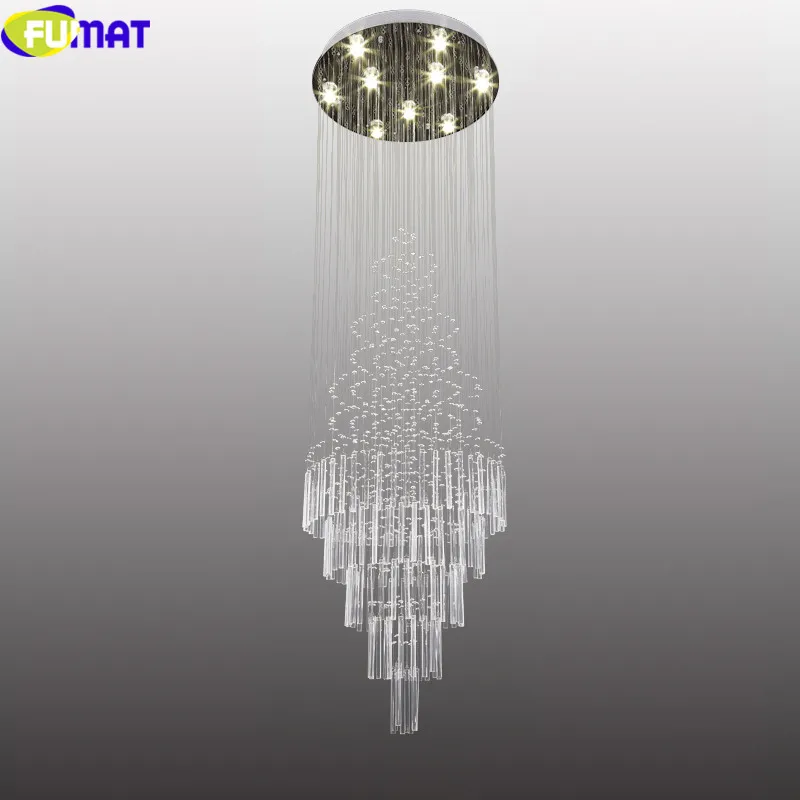 

FUMAT Modern Chandeliers Living Room LED GU10 K9 Crystal Chandeliers Hanging Lights Fixture Luminaria Home Deco Ceiling Lamps