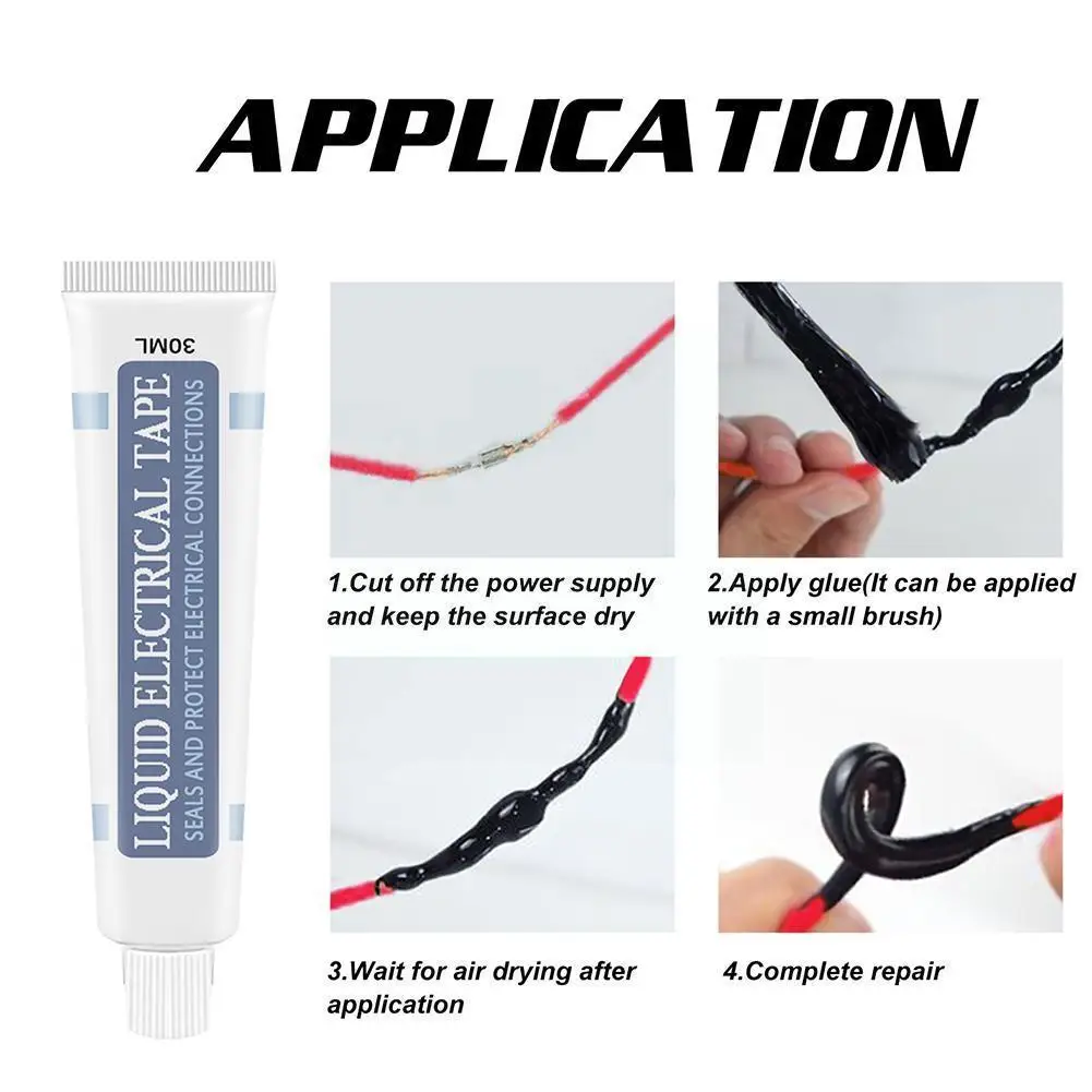 

30ml Insulating Glue Silicone Sealant Glue Lamp Board Waterproof High Temperature Sealant Resistance -60-250℃ Electronic I9z7
