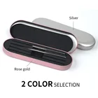 THINKSHOW розовыйСеребряный Профессиональный пинцет жестяной ящик для хранения Органайзер чехол для наращивания ресниц Инструменты для салона красоты макияжа