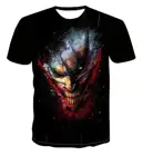 Новинка, футболка клоуна для мужчин и женщин, модель 2020 года, в стиле хип-хоп, стиль уличной моды, Мужская футболка клоуна с 3D принтом