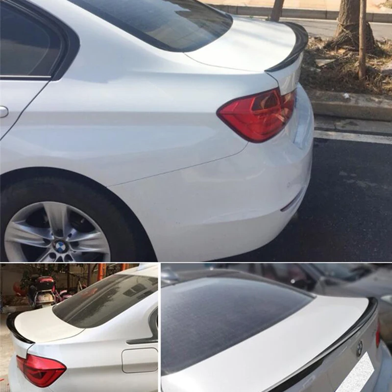 CEYUSOT для глянцевой черной фотолампы BMW 3 серии седан F30 ABS материал для багажника автомобиля задняя губа хвост крыло МП стиль 2013-2018 CEYUSOT для глянцевой черной фотолампы BMW 3 серии седан F30 ABS материал для багажника автомобиля задняя губа хвост крыло МП стиль 2013-2018