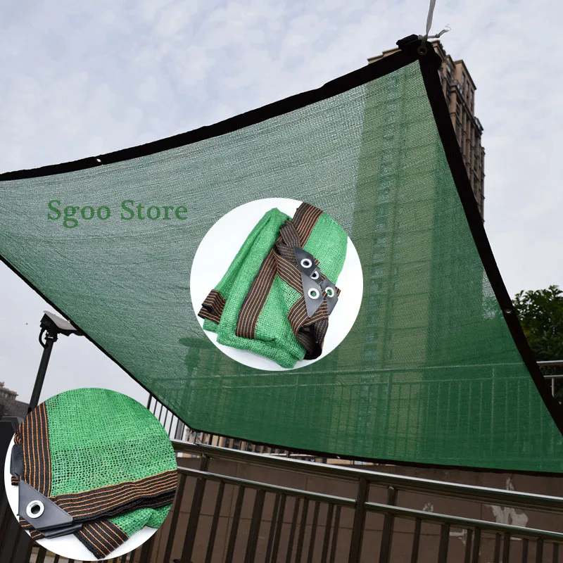 Anti-UV HDPE Green Sun Shading Net Outdoor Sunshade Garden Shelter Canopy Succulent Plant Gazebo Balcony Shade Netting Cloth | Дом и сад