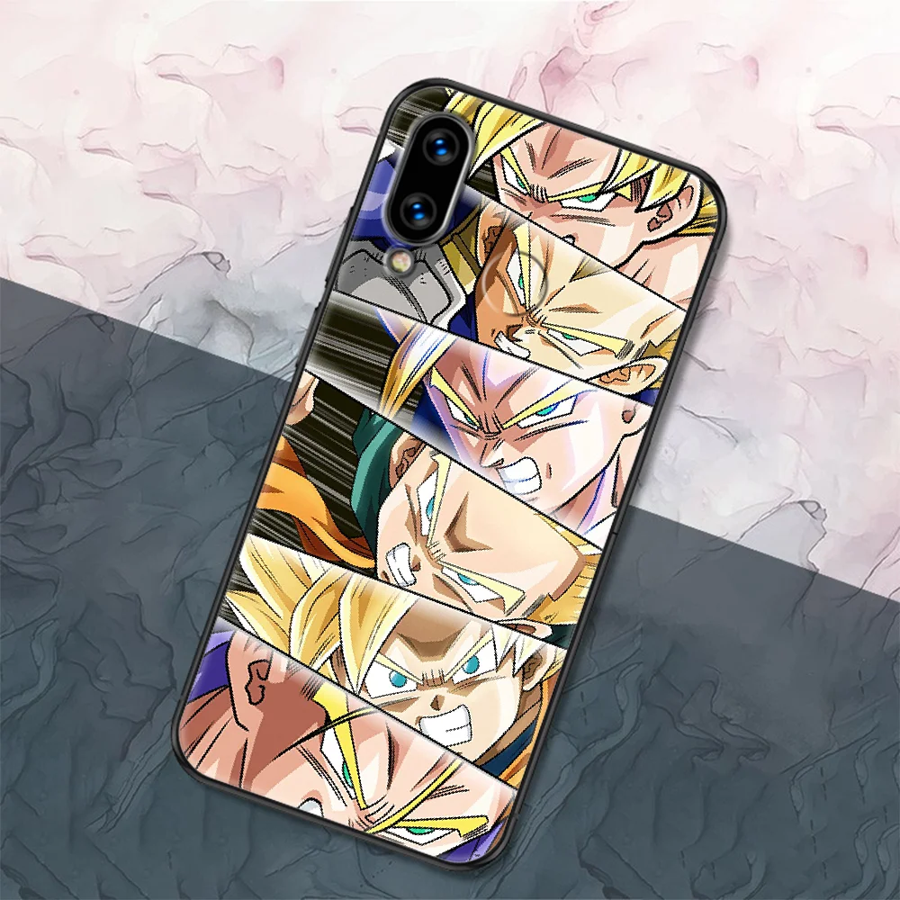 

Dragon-Ball Anime Kakarotto Phone case For Huawei Honor 6 7 8 9 10 10i 20 A C X Lite Pro Play black 3D waterproof luxury cover