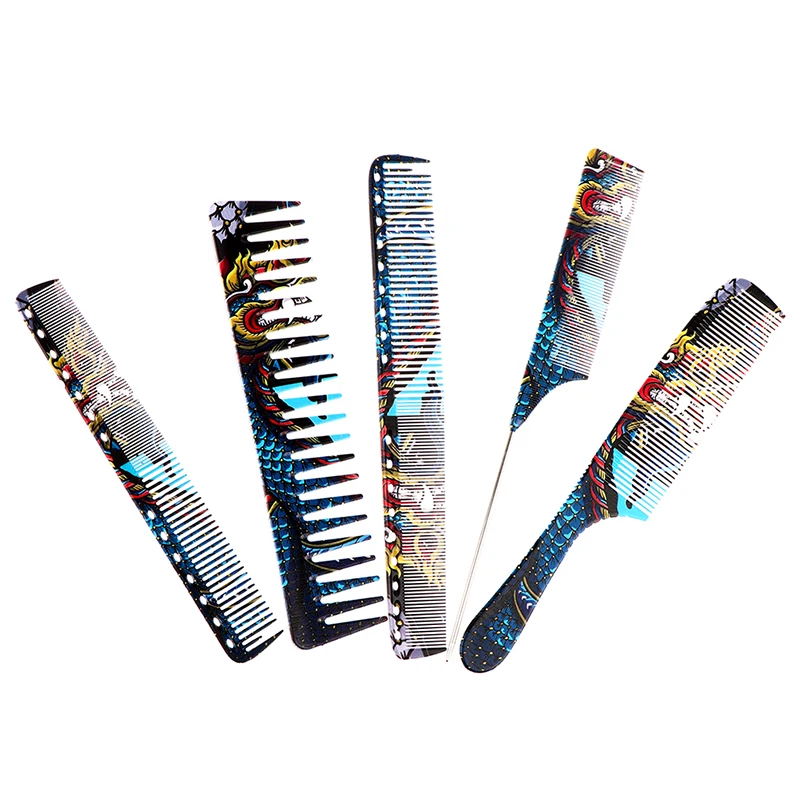 

1Pc Chinese Dragon Hair Cutting Comb Salon Hair Comb Portable Hair Hairdressing Teasing Comb For Back Combing Hair Styling
