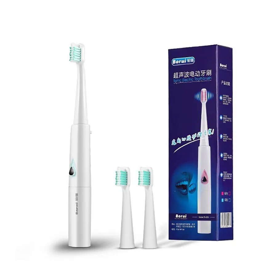 LAIKOU Electric Toothbrush Teeth Brush Dental Brush Sonic Wave Chip Toothbrush Head Replaceable Teeth Whitening Healthy battery