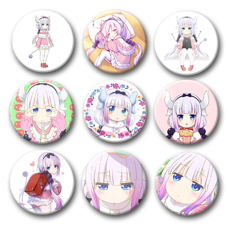 

Miss Kobayashi's Dragon Maid cosplay badge 9 pieces a set