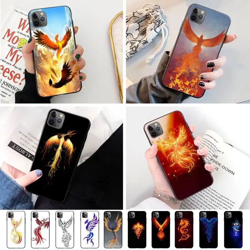 Мягкий чехол для телефона Phoenix Custom IphoneX XS 11 11Pro 5 5s SE 6 6s Plus 7 8 2020|Чехлы-накладки| |