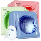 6 шт смешанные изображения корейская косметика, Смягчающая маска для ухода за кожей лица Уход за кожей лица глубоко увлажняющий отбеливающий крем для лица питают масло Управление Essence Тканевая маска для лица