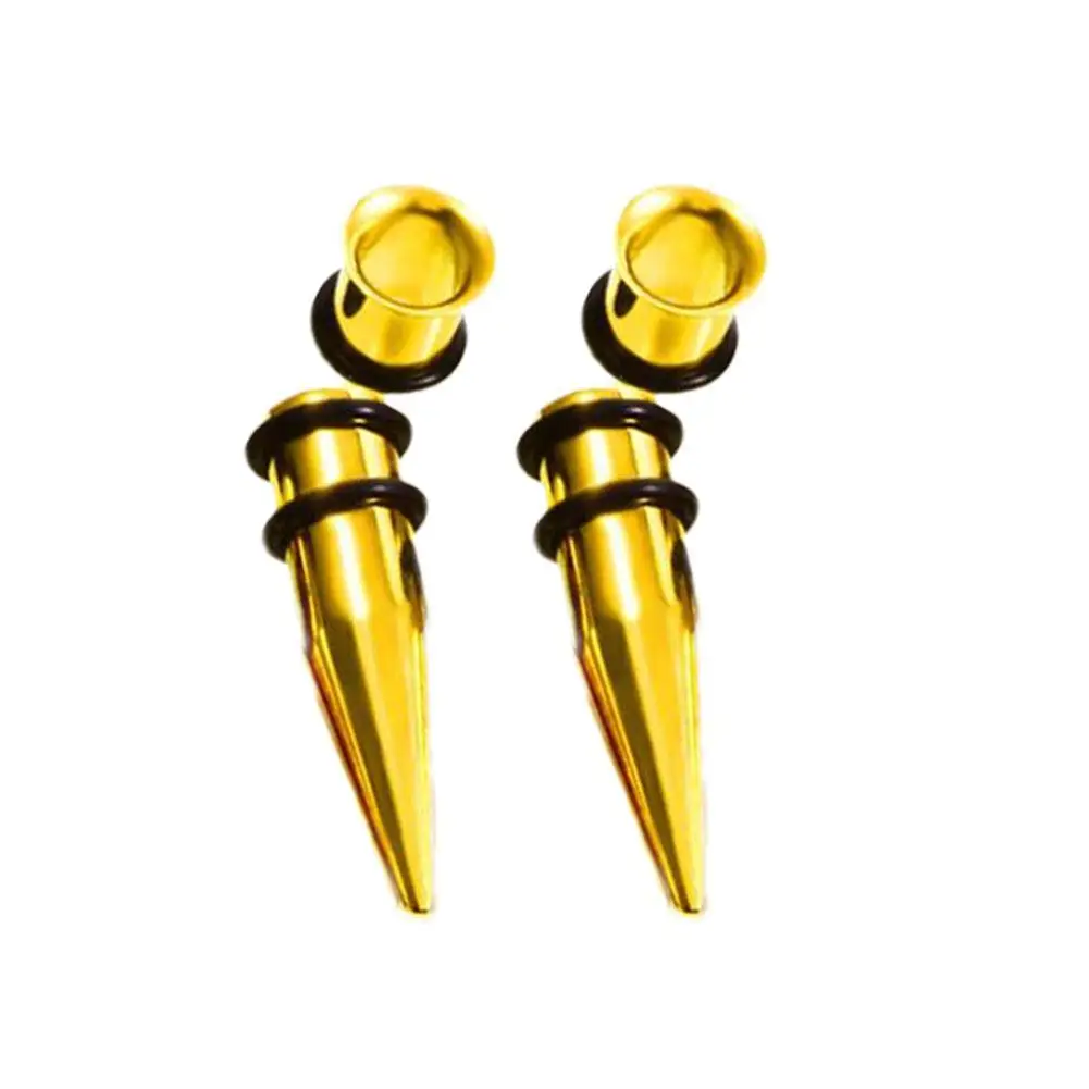 

1 Set Auricle Device Pierced Ear Expander Steel Ear Body Expander Women Accessories Taper 4PCS Jewelry Men A8O9