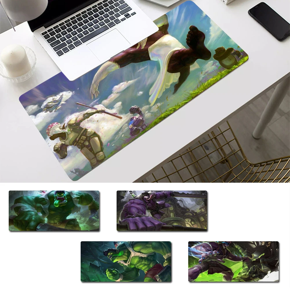 

Desk Mat League of Legends Dr. Mundo Mouse Pad Gamer Keyboard Maus Pad Desk Mouse Mat Game Accessories For Overwatch