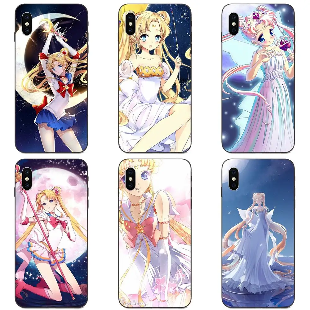 Sailormoon Warrior прекрасный для Apple iPhone 4 4S 5 5S SE 6 6S 7 8 11 Plus X XS Max XR Pro мягкий чехол