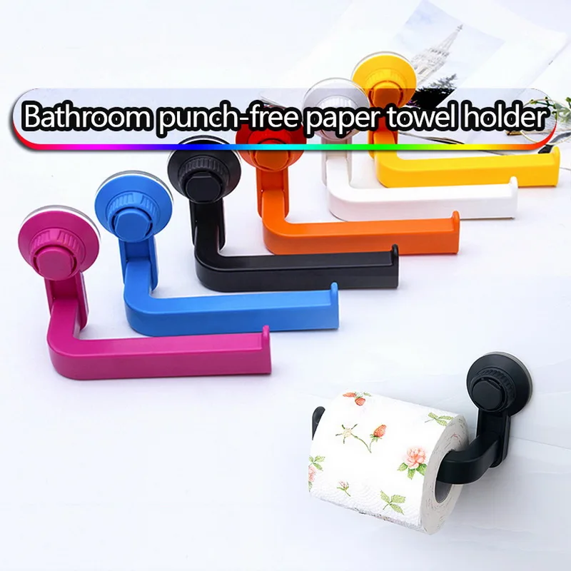 1 шт. Вакуумная присоска держатель для туалетной бумаги клейкий рулон кронштейн
