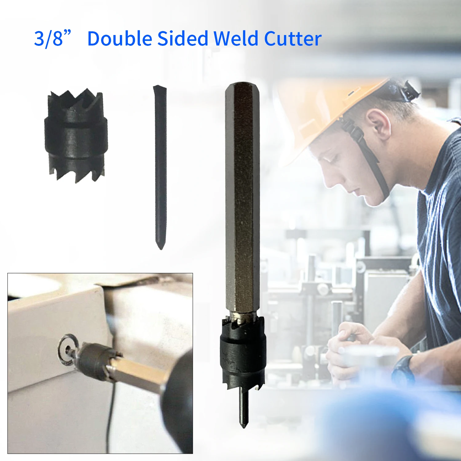 Хит продаж набор резцов для точечного сварки 13 шт. 3/8 дюйма двухсторонний