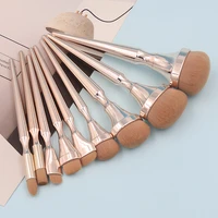 talk to us private label custom logo 2y 9pcs makeup brush sets can do amazon fba label shipping sourcing service to worldwide