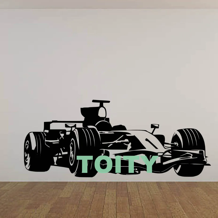 29 дизайнов спортивный автомобиль гоночная скорость быстрая F1 настенная художественная наклейка высечка Виниловая наклейка для спальни дома Декор Фреска - Цвет: H57cm x W130cm
