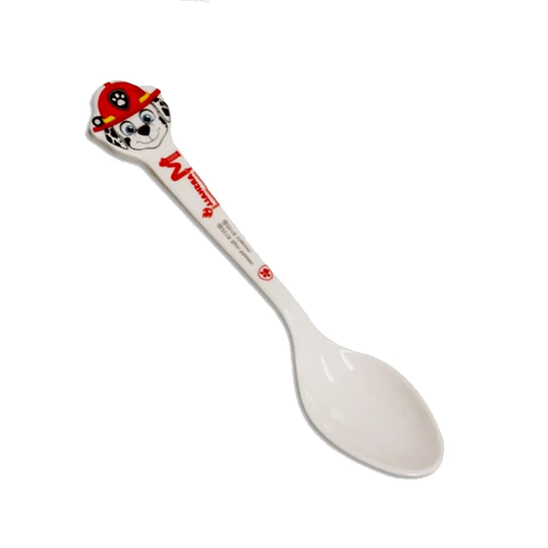 1pc spoon B Из мультфильма «Щенячий патруль» для дня рождения украшения, товары для вечеринки для маленьких мальчиков посуда скатерть тарелки чашки баннеры подарки с рисунками из мультфильма «Щенячий патруль» Детские сувениры - Цвет: 1pc spoon B