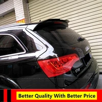 universal rear roof lip spoiler for audi q7 2007 2015 hatchback spoiler high quality abs plastic gloosy black tail wing