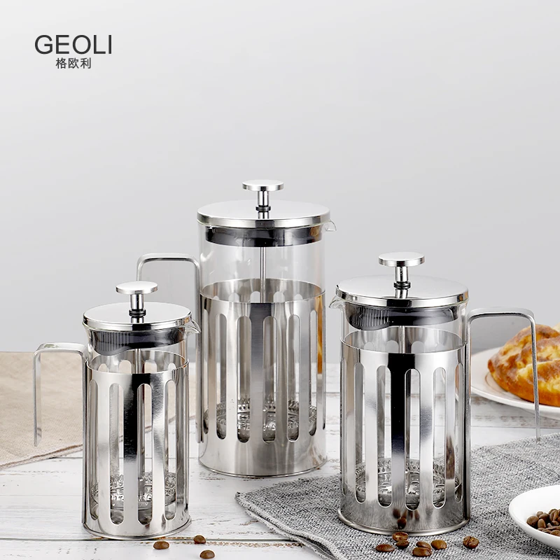 Фильтр для кофе во французском прессе чайник чайница Кофеварка из нержавеющей