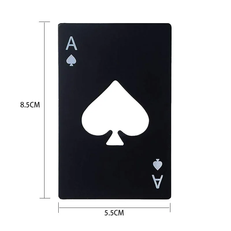 Новый стильный покер игральные карты Ace of Spades Бар Инструмент газировка пиво