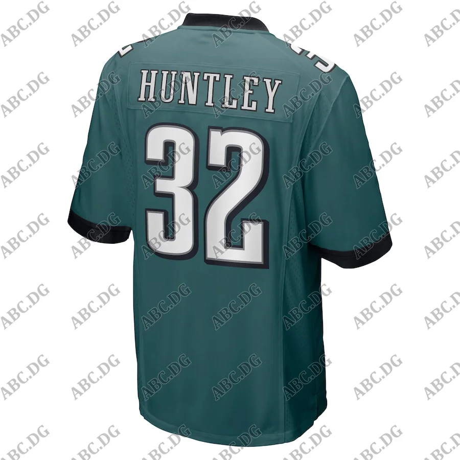 

Men Women Kid Youth Philadelphia Jason Huntley Midnight Green Team Game Jersey