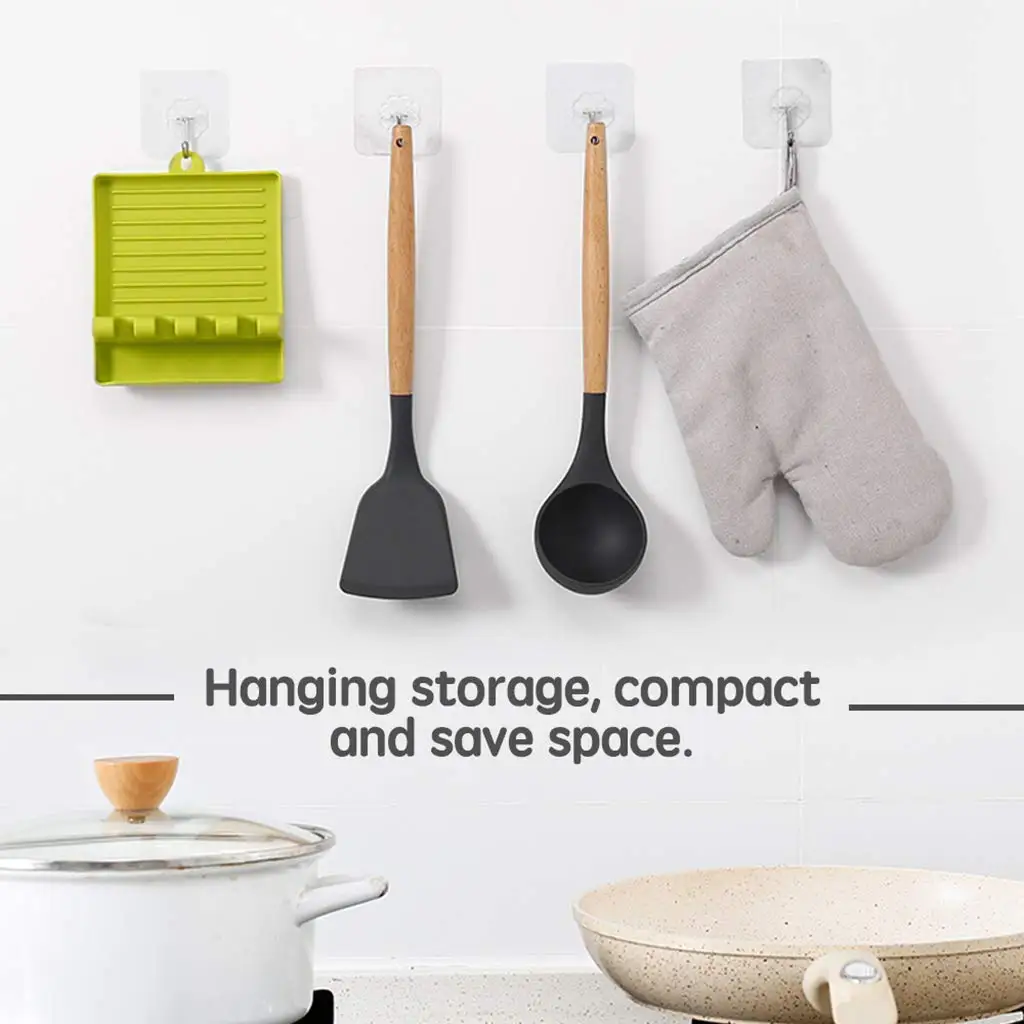 Силиконовая подставка для кухонной утвари с капельным ковриком нескольких