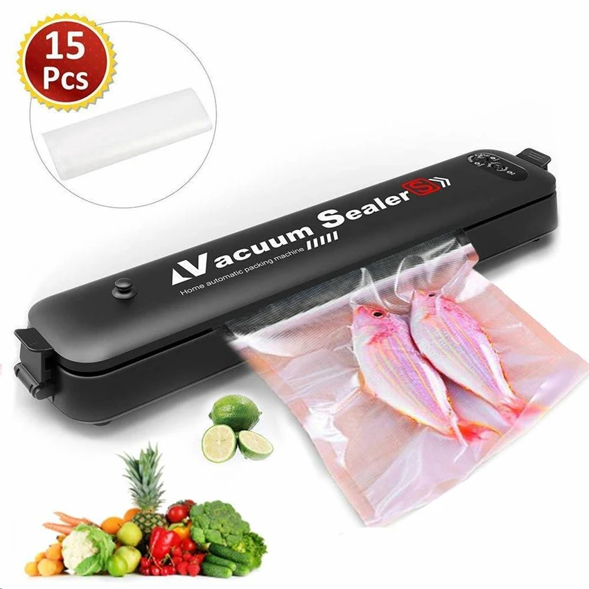 220V/110V вакуумный упаковщик дегазатор сока машина с 15 шт. сумки домашний