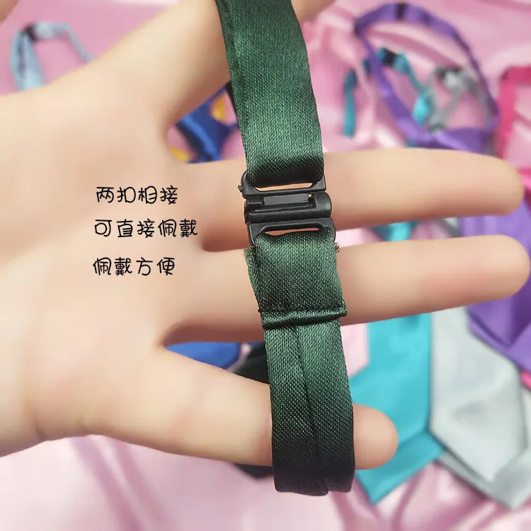 Галстук двухслойный однотонный детский 20 х7 см|Галстуки для мальчиков| |