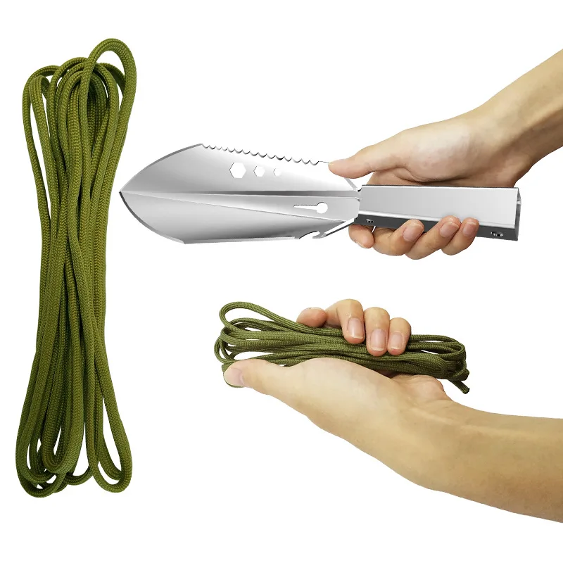 Multifunction Shovels Portable Garden Shovel Hunting Measurable Gardening Trowel Hiking Camping Equipment Outdoor Tools | Спорт и
