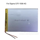 Для планшета Digma CITI 1508 4G литий-полимерный аккумулятор 3,7 v 6000mah планшетный аккумулятор 2 провода