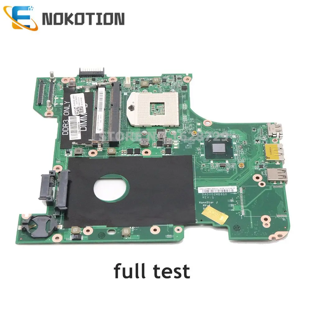NOKOTION DA0V02MB6G0 CN-0FH09V 0FH09V FH09V для Dell Inspiron 14R N4110 Материнская плата ноутбука HM67 DDR3 HD GMA полный тест