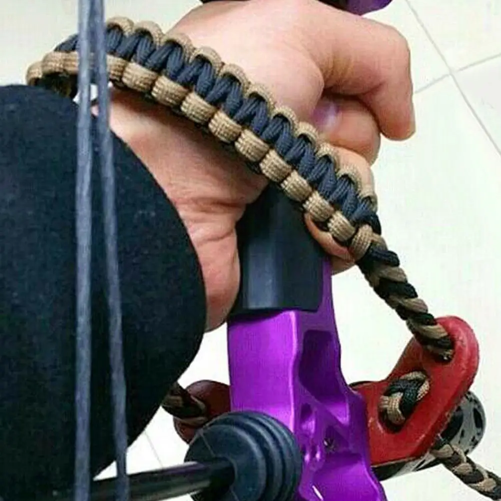 

New Compound Bow Caliper Release Camo Green Trigger Free Outdoor Buckle Wrist Strap Shipping H0F1