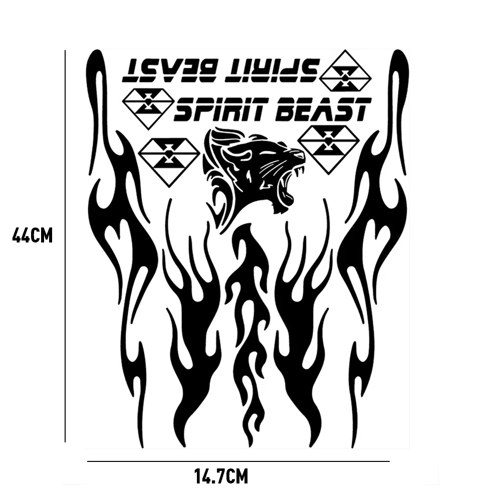 14 14.7-44CM SPIRIT BEAST мотоциклетная наклейка Moto Feul танк накладка мотоцикл наклейка s Мотокросс Pegatinas протектор - Цвет: 14 14.7-44CM