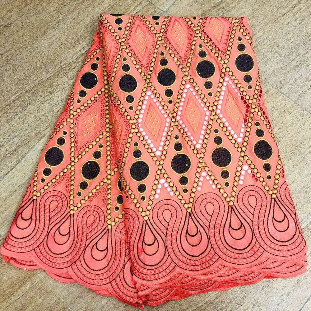 

MIQIER High Quality African nigerian tulle Lace Fabric brocade lace Bazin Brocade cotton fabric nigerian dress guipure Embroider