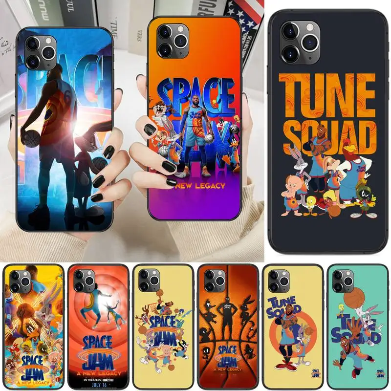 

Space Jam A New Legacy Phone Case For iPhone 13 12 11 Pro Max 11 XR XS Max X 8 7 6 5 SE 2020 Fundas Cover