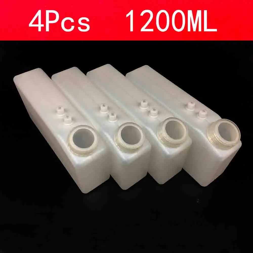 Corrosion resistant White Eco solven ink box ink tank 1200ml for eco solvent printer