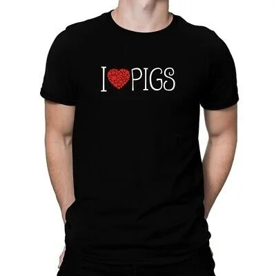 

Крутая стильная футболка I love Pig