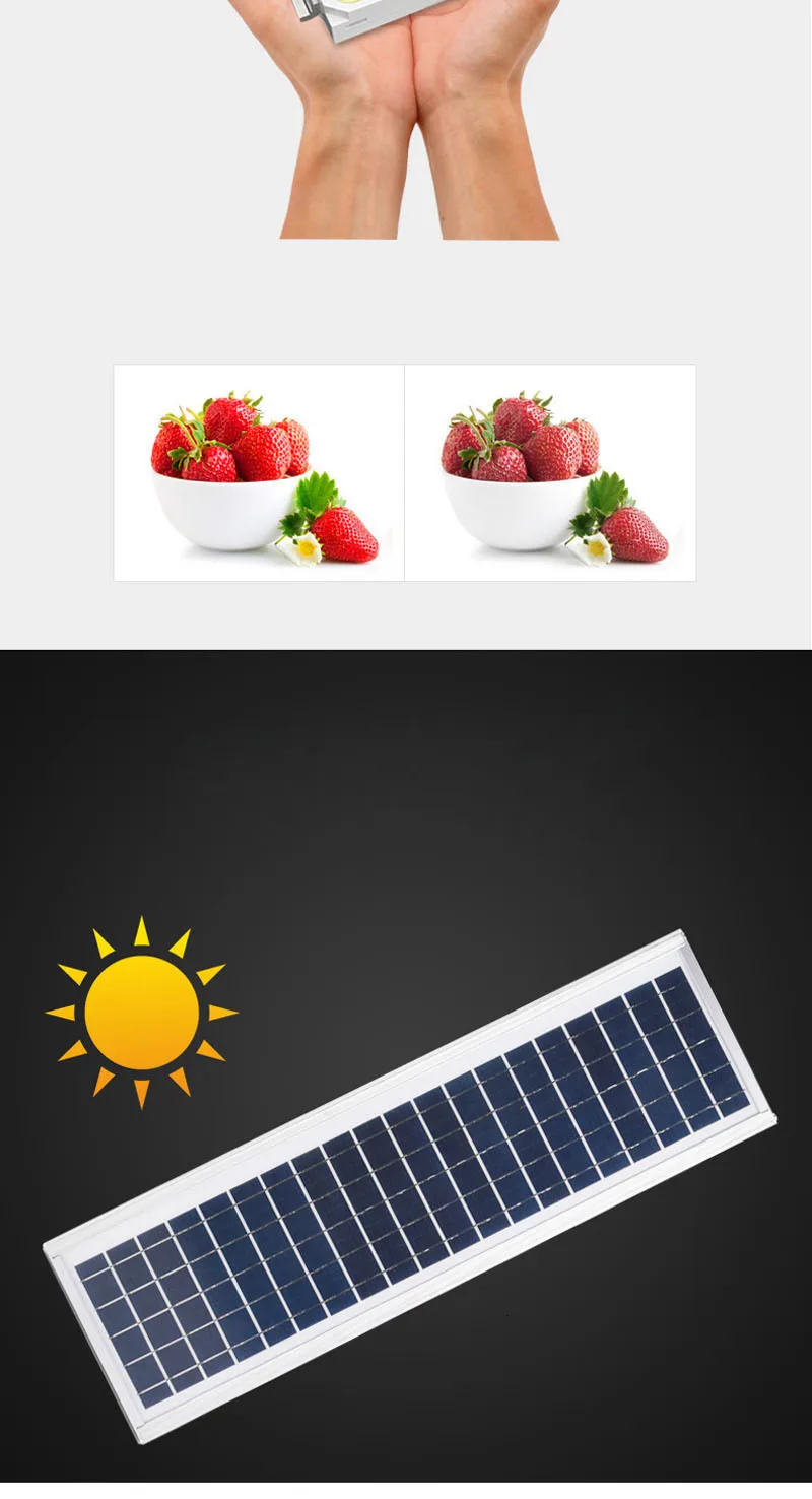 4 шт. Fanlive 50W 100W 150W интегрированные светодиодные солнечные лампы для Садовая лампа уличное освещение наружного освещения Декор водонепроницаемый pir-датчик