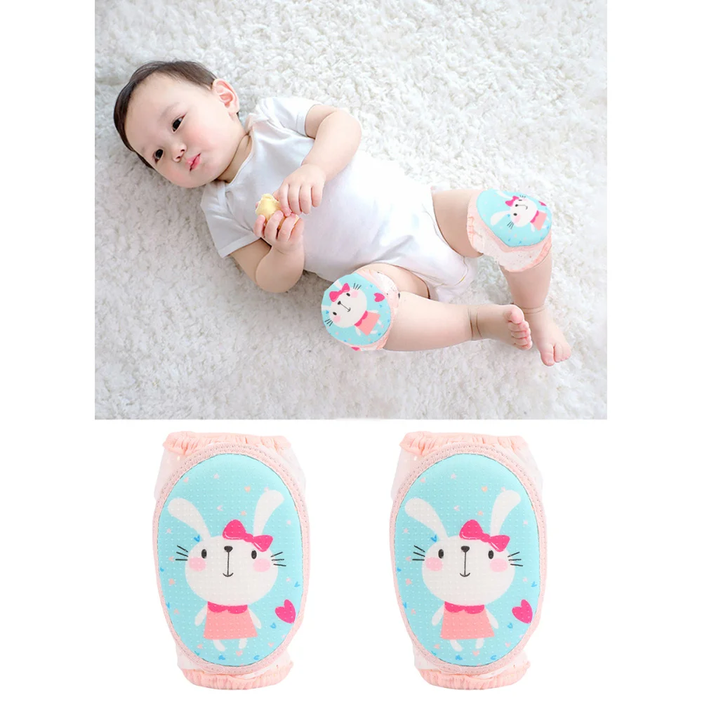 

1 Pair Breathable Elbow Protector Elastic Crawl Knee Brace Knee Cover Soft Knee Pad Adorable Knee Sleeve for Baby Kids Infant (A