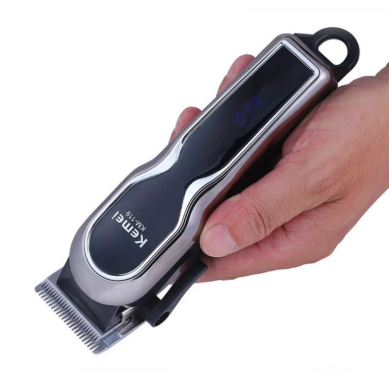 Машинка для стрижки волос kemei перезаряжаемая машинка KM-119 масляная голова триммер