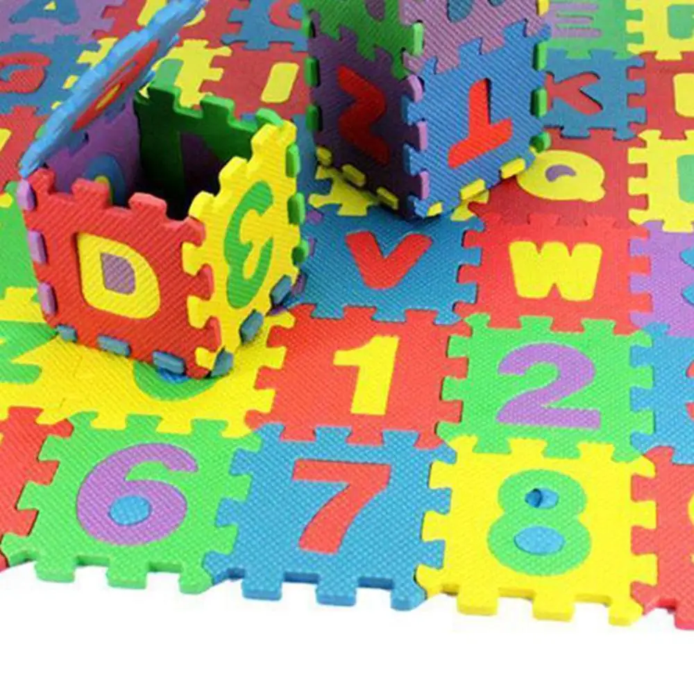 36 шт./компл. 5 5x5 см детская игрушка головоломка новинка детские коврики из