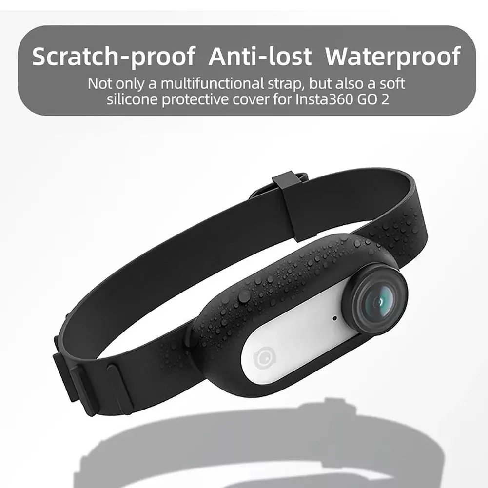 Insta360 GO2 Multifunction Strap Silicone Cover Wristband Backpack Bike Strap Camera Expansion For Insta360 GO2 Accessories